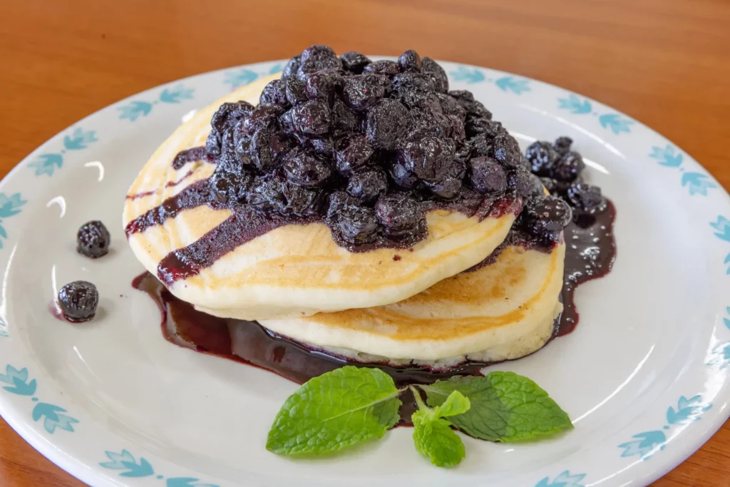 Food Blueberry Pancakes 03